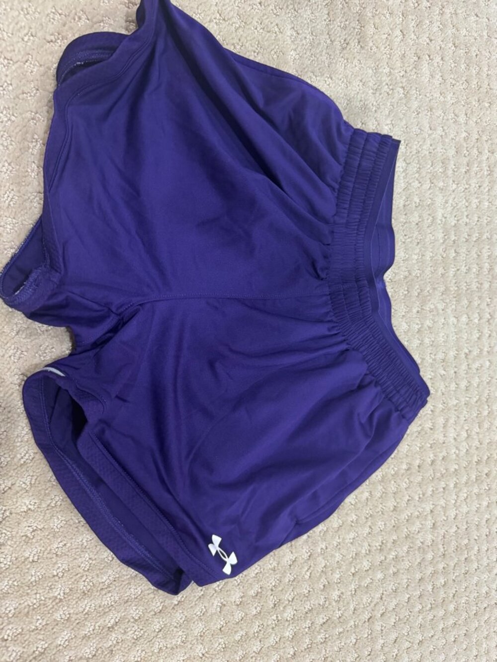 Under Armour Purple Loose Fit Running Shorts XS